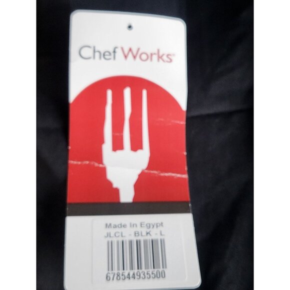 Fuzzy Taco Shop Work Shirt Men Sz L Button Up Chef Works Black Restaurant Cook - Picture 5 of 10